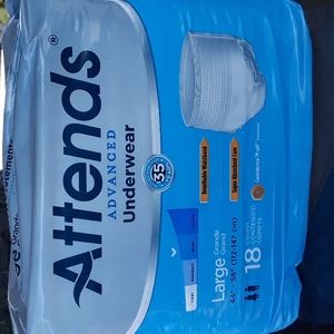 Attends Adult disposable underwear 18 pk